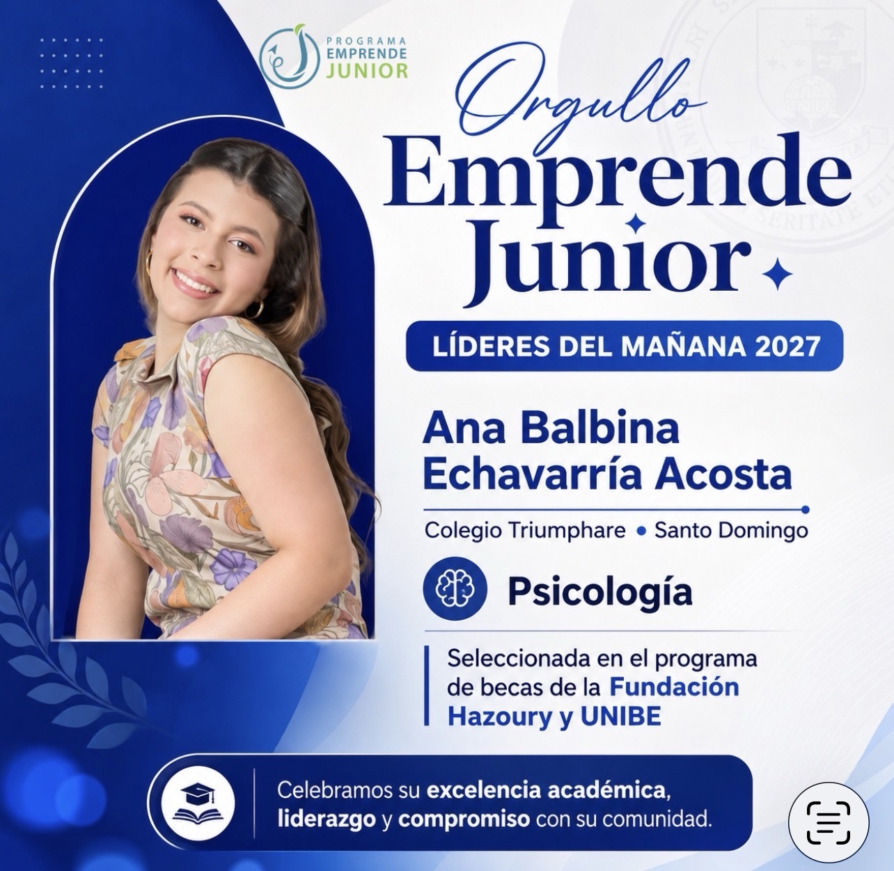 Orgullo Emprende Junior | Ana Balbina Echavarría Acosta